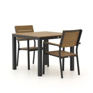 Bellagio Fidenza 90 cm Gartenmöbel-Set 3-teilig stapelbar