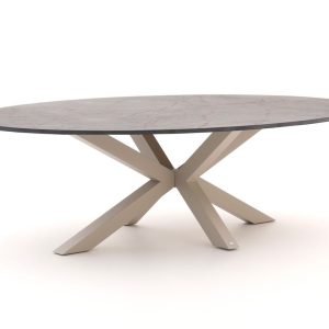 Bellagio Induno Ellips Gartentisch 200x100 cm