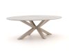 Bellagio Induno Ellips Gartentisch 280x130 cm