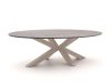 Bellagio Induno Ellips Low Dining Gartentisch 240x120 cm