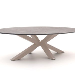 Bellagio Induno Ellips Low Dining Gartentisch 240x120 cm