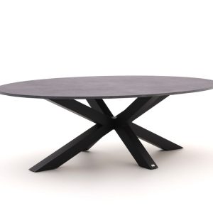 Bellagio Induno Ellips Low Dining Gartentisch 240x120 cm