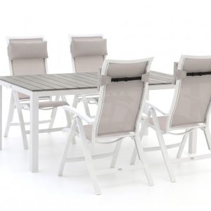 Bellagio Lugo/Fidenza 183 cm Gartenmöbel-Set 5-teilig verstellbar