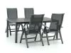 Bellagio Lugo/Fidenza 183 cm Gartenmöbel-Set 5-teilig verstellbar