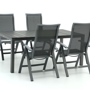 Bellagio Lugo/Fidenza 183 cm Gartenmöbel-Set 5-teilig verstellbar