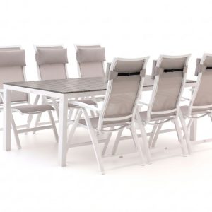 Bellagio Lugo/Fidenza 220 cm Gartenmöbel-Set 7-teilig verstellbar