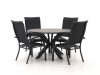 Bellagio Lugo/Fidenza ø 126 cm Gartenmöbel-Set 5-teilig stapelbar
