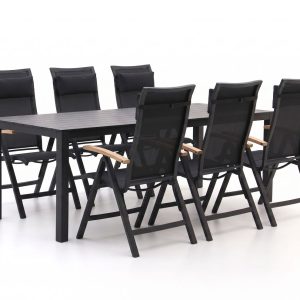 Bellagio Lugo/Menzano 220 cm Gartenmöbel-Set 7-teilig verstellbar