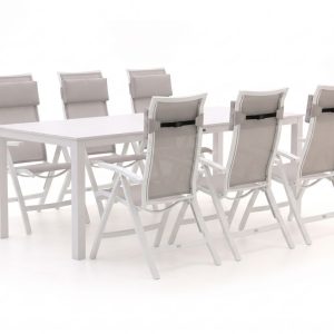 Bellagio Lugo/Menzano 220 cm Gartenmöbel-Set 7-teilig verstellbar
