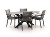 Bellagio Marudo/Furato ellips 200 cm Gartenmöbel-Set 5-teilig stapelbar