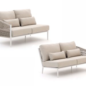 Bellagio Mineo Lounge Element linker Arm + rechter Arm 144 cm