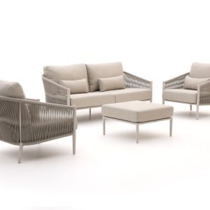 Bellagio Mineo Sessel-Sofa Lounge-Set 4-teilig