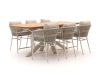 Bellagio Mineo/Induno Dänisch oval 220cm High Dining Gartenmöbel-Set 7-Teilig