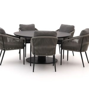 Bellagio Mineo/La Fonte ø 150 cm Gartenmöbel-Set 6-teilig