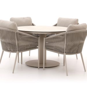Bellagio Mineo/La Fonte ø120cm Gartenmöbel-Set 5-teilig