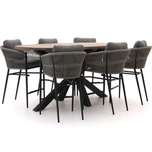 Bellagio Mineo/ROUGH-Y Ellips 240 cm Gartenbar-Set 7-teilig