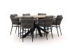 Bellagio Mineo/ROUGH-Y Ellips 240 cm High Dining Gartenmöbel-Set 7-teilig