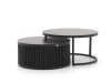 Bellagio Oriago Lounge Gartentisch-Set ø 85 cm (h:45 cm)/ø 78 cm (h:36 cm)