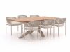 Bellagio Panaro/Induno dänisch oval 220 cm Gartenmöbel-Set 7-teilig stapelbar