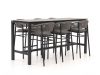 Bellagio Panaro/Trecenta 225 cm Gartenbar-Set 7-teilig
