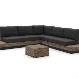 Bellagio Pilago/ROUGH-C Ecklounge-Set 4-teilig
