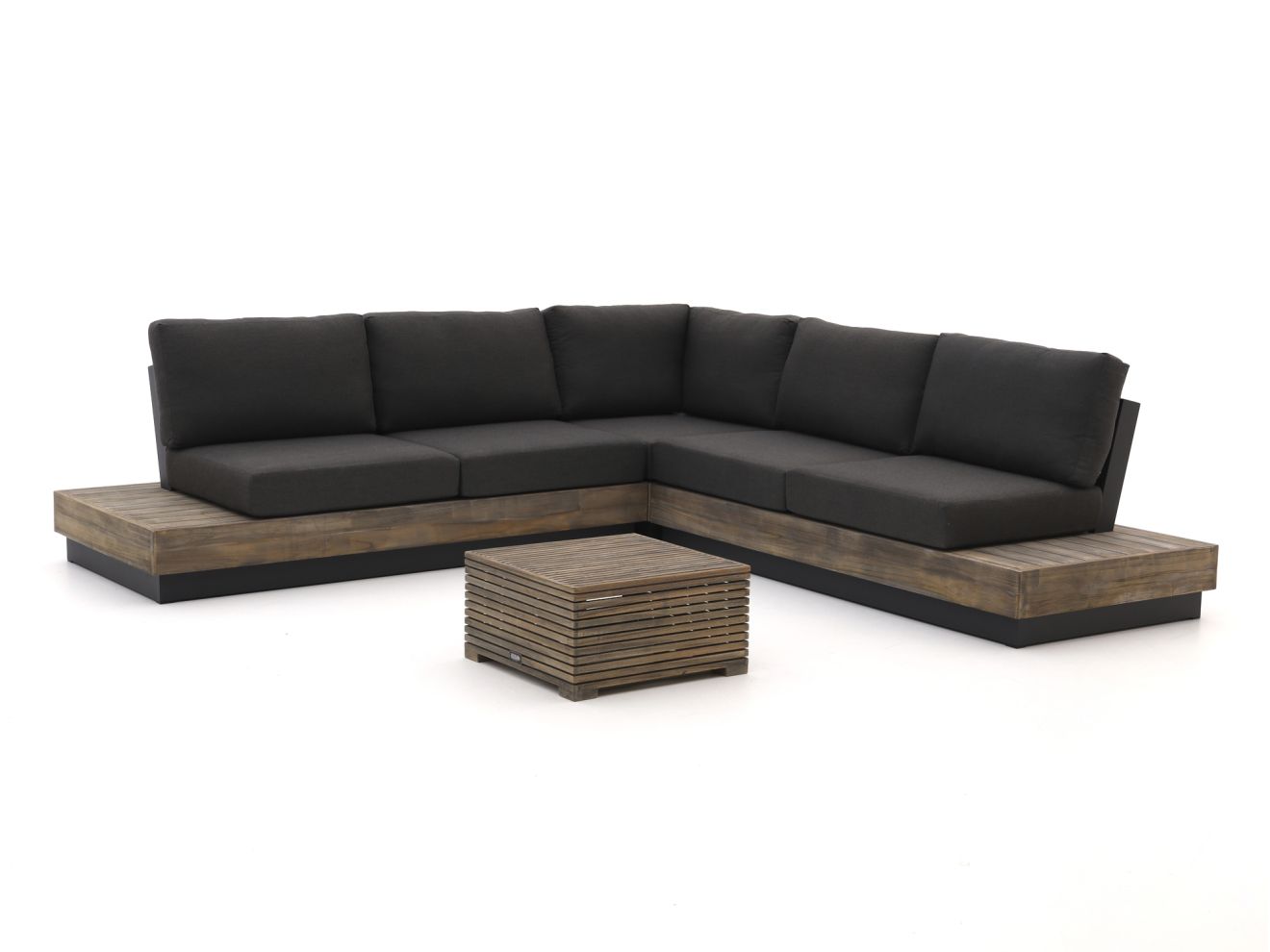 Bellagio Pilago/ROUGH-C Ecklounge-Set 4-teilig