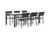 Bellagio Roma/Fidenza 220 cm Gartenmöbel-Set 7-teilig stapelbar