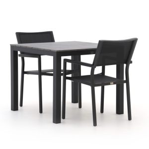Bellagio Roma/Fidenza 90 cm Gartenmöbel-Set 3-teilig stapelbar