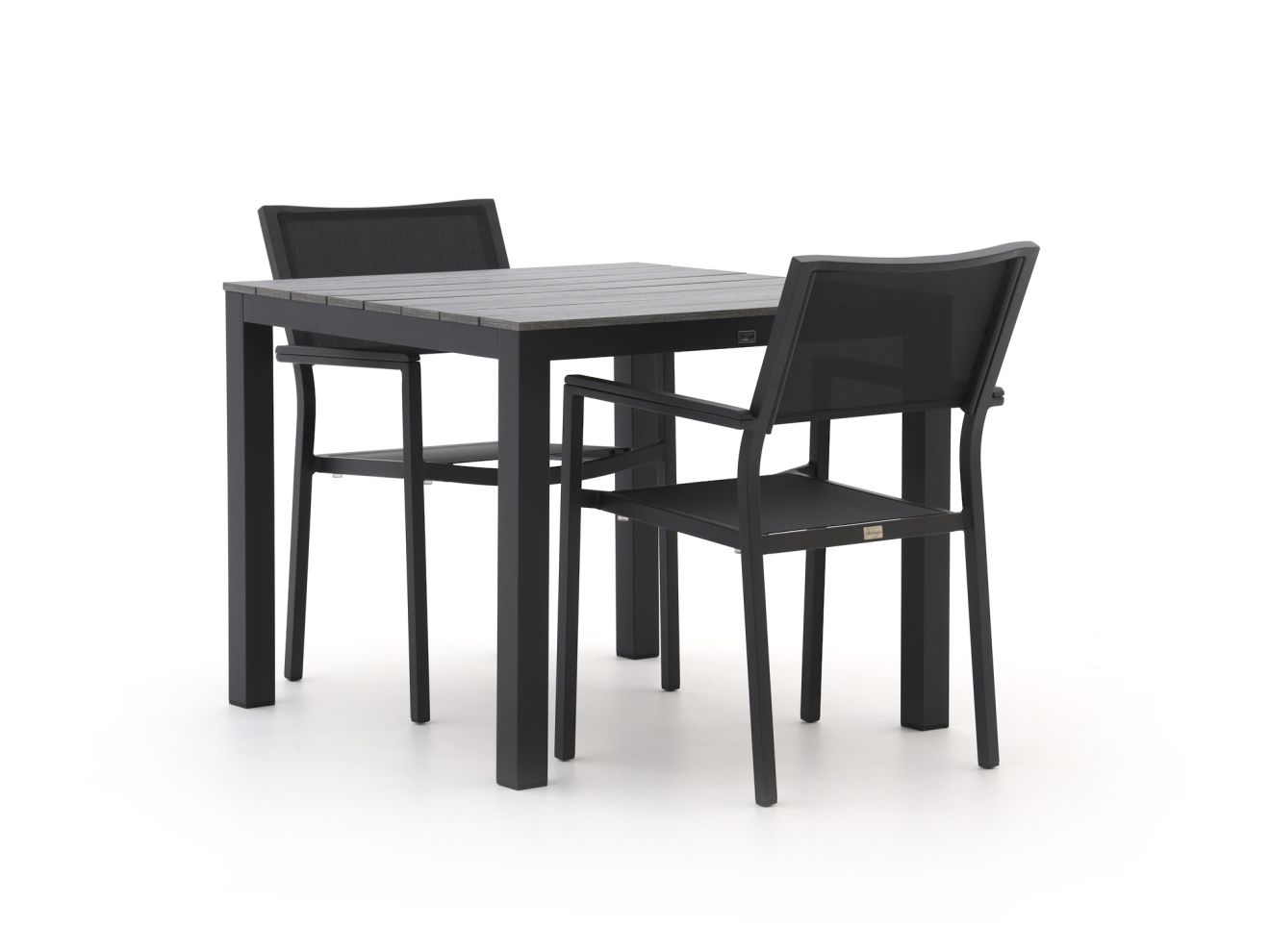 Bellagio Roma/Fidenza 90 cm Gartenmöbel-Set 3-teilig stapelbar