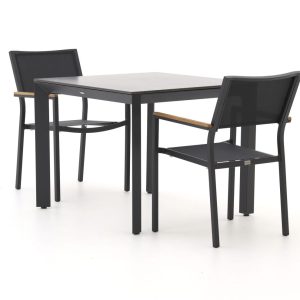Bellagio Roma/Sestino 90 cm Gartenmöbel-Set 3-teilig stapelbar