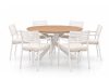 Bellagio Rumo/Fidenza ø 149 cm Gartenmöbel-Set 7-teilig stapelbar