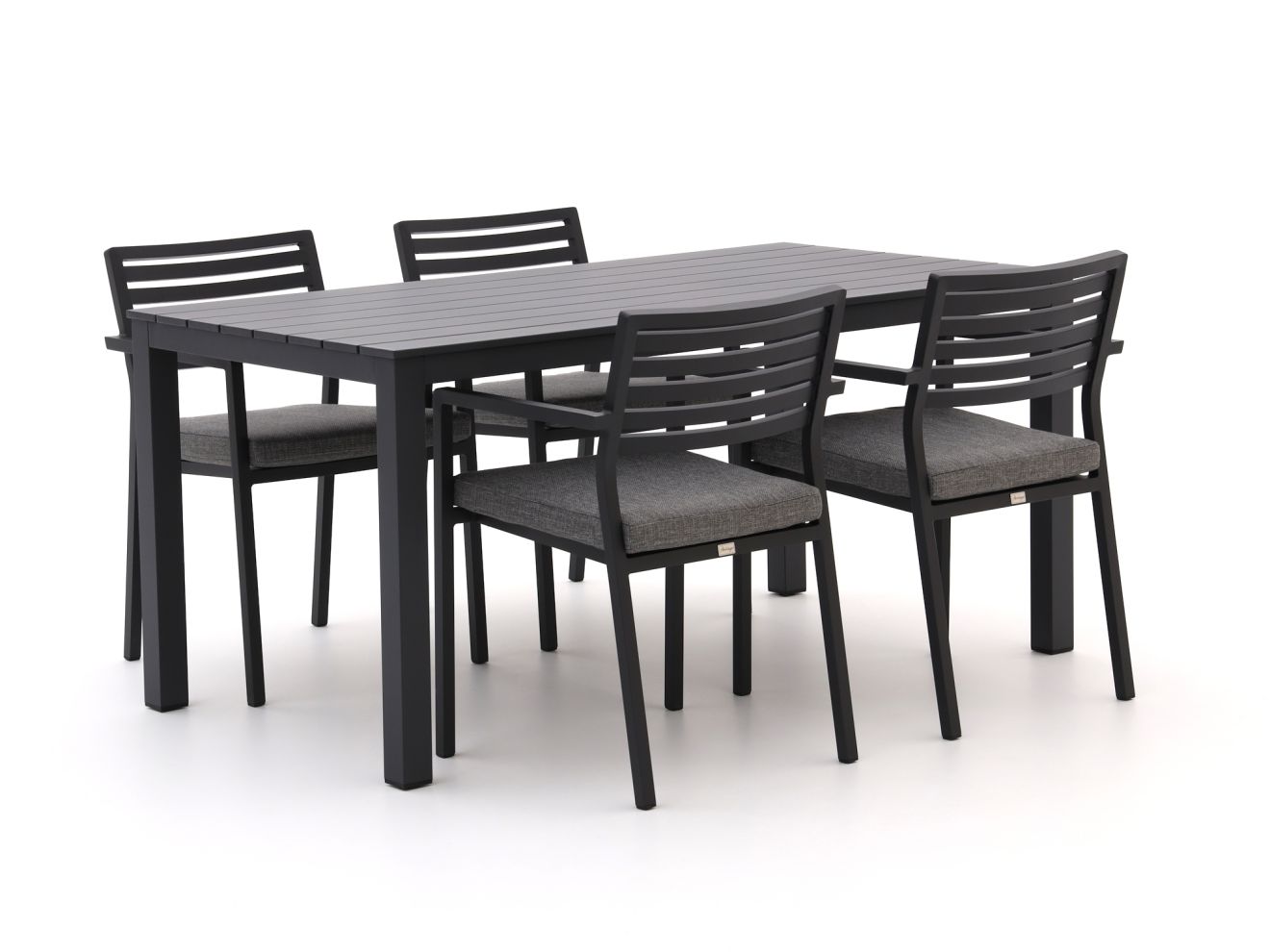 Bellagio Rumo/Menzano 160 cm Gartenmöbel-Set 5-Teilig Stapelbar