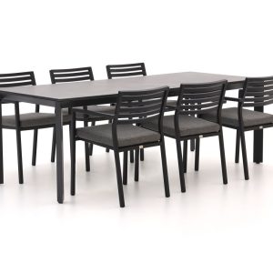 Bellagio Rumo/Sestino 220 cm Gartenmöbel-Set 7-teilig stapelbar