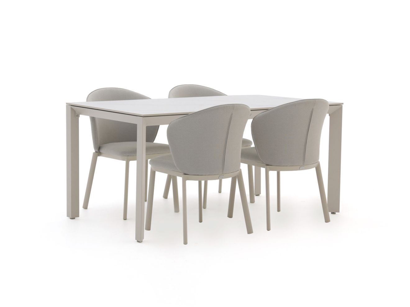 Bellagio San Lupo/Sestino 160 cm Gartenmöbel-Set 5-teilig