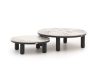 Bellagio Sarsina Lounge Gartentisch-Set ø 85 cm(h:27 cm)/ø 65 cm (h:21 cm)