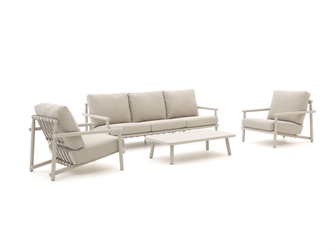 Bellagio Torre Muzza Sessel-Sofa Lounge-Set 4-teilig