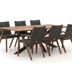 Bellagio Tredozio/Furato 220 cm Gartenmöbel-Set 7-teilig