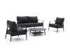 Bellagio Valli Sessel-Sofa Lounge-Set 4-teilig