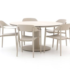Bellagio Valli/La Fonte ø 150 cm Gartenmöbel-Set 6-teilig