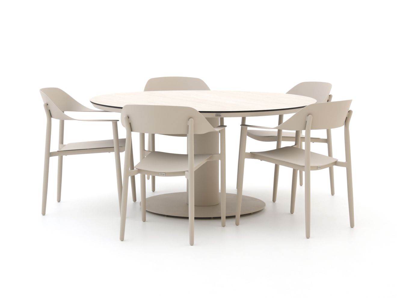 Bellagio Valli/La Fonte ø 150 cm Gartenmöbel-Set 6-teilig