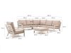Bellagio Vazzola Ecklounge-Set 5-teilig