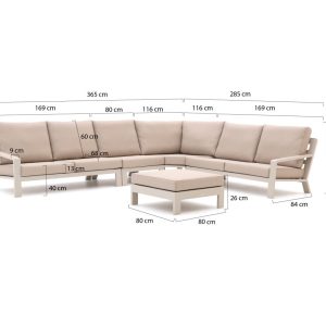 Bellagio Vazzola Ecklounge-Set 5-teilig