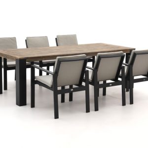 Bellagio Vezzano/ROUGH-X 240 cm Gartenmöbel-Set 7-teilig