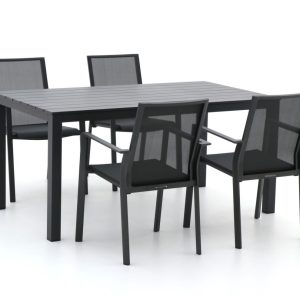 Bernstein Amberg/Menzano 160 cm Gartenmöbel-Set 5-teilig