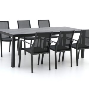 Bernstein Amberg/Menzano 220 cm Gartenmöbel-Set 7-teilig