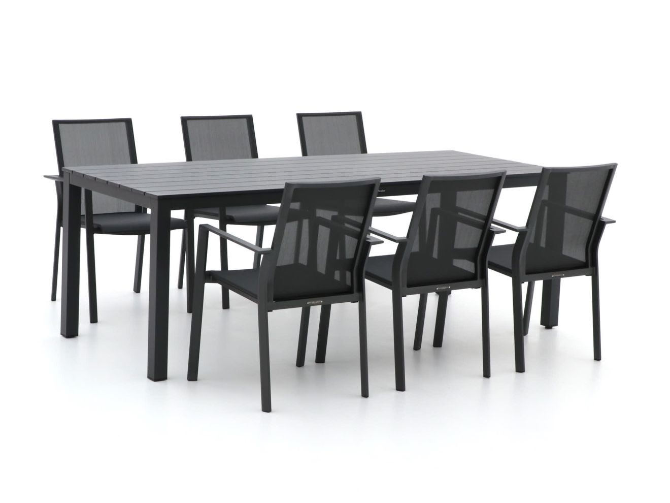 Bernstein Amberg/Menzano 220 cm Gartenmöbel-Set 7-teilig