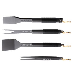Boretti Grill Grillwerkzeugset 4-teilig (Zange