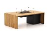 Cosibridge lounge Feuertisch 140x80x50 cm