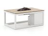 Cosiraw Lounge Feuertisch 120x80x55 cm