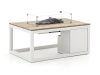 Cosiraw Lounge Feuertisch 120x80x55 cm